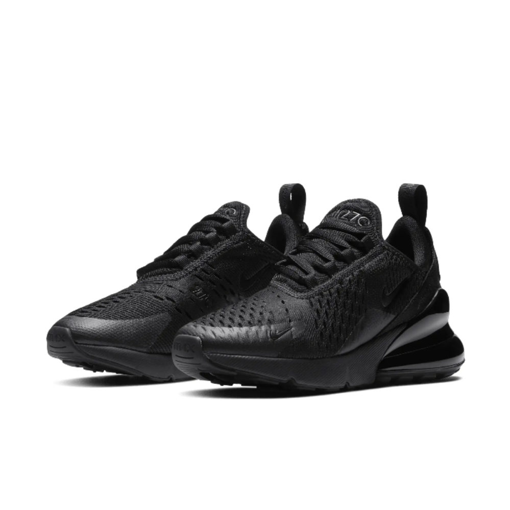 Nike Air Max 270 Boys Black Sneakers Size 4Y Women's 5.5 BQ5776-001